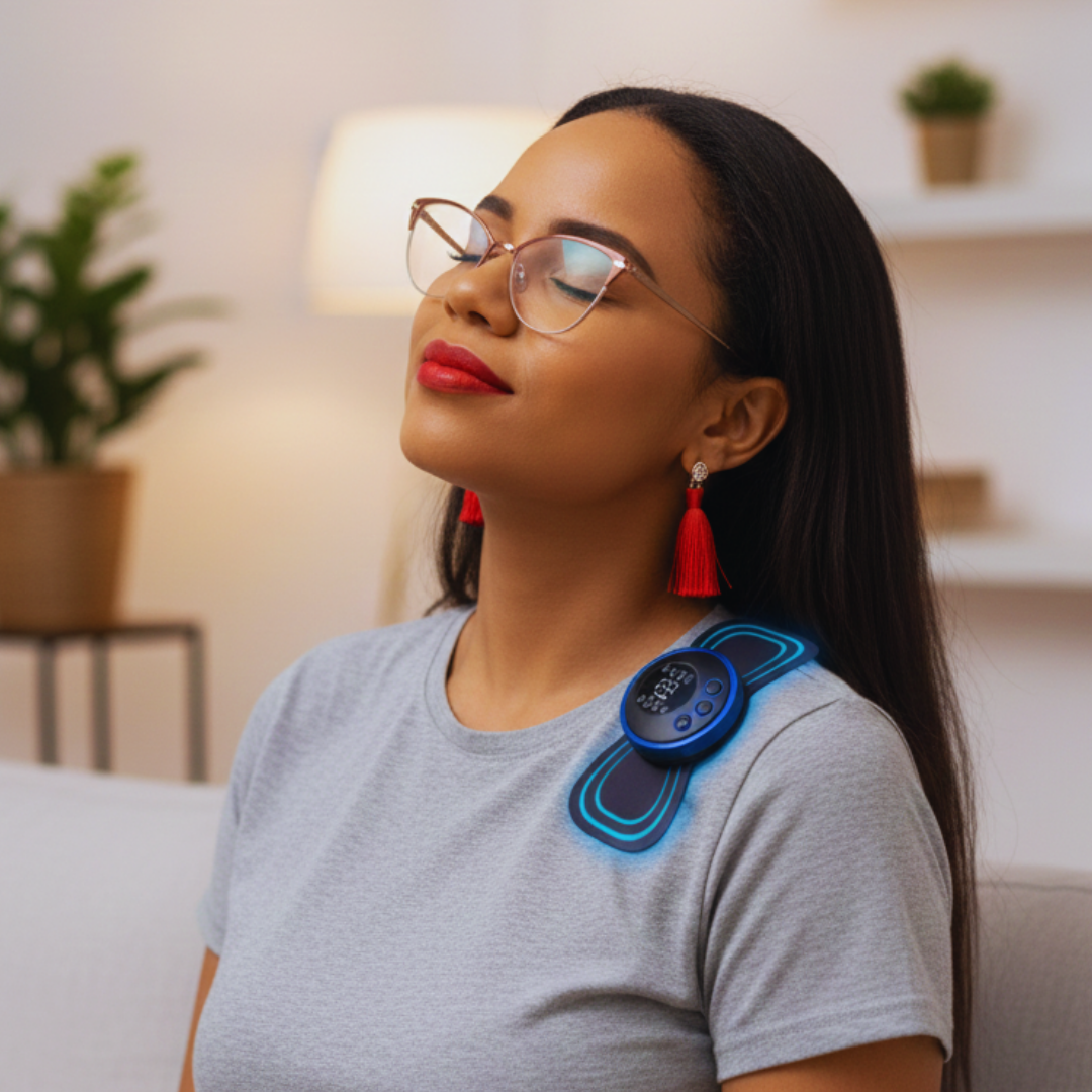 MASAJEADOR DE CUELLO Y ESPALDA RECARGABLE