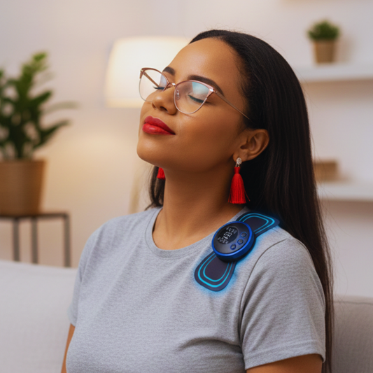 MASAJEADOR DE CUELLO Y ESPALDA RECARGABLE