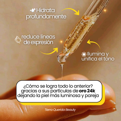 COMBO CAJA HILOS + SERUM GOLD 24K ÁCIDO HIALURÓNICO