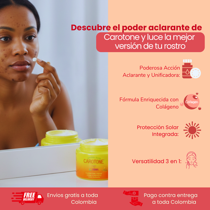 CREMA ACLARANTE CAROTONE 300ML EN PROMO 2X1