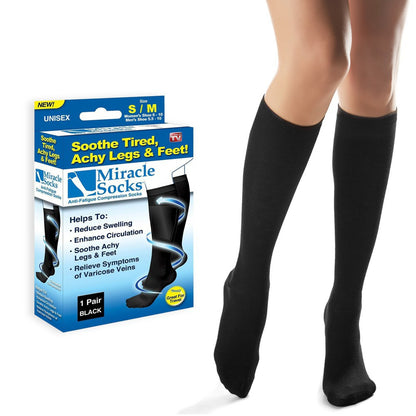 MEDIA MIRACLE SOCKS COMPRESION ANTI VARICES