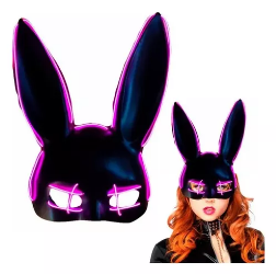 MASCARA HALLOWEN PLAYBOY LED