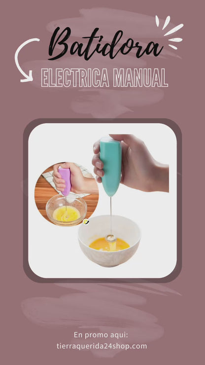 BATIDOR ELÉCTRICO DE LECHE HUEVO Y MEZCLADOR