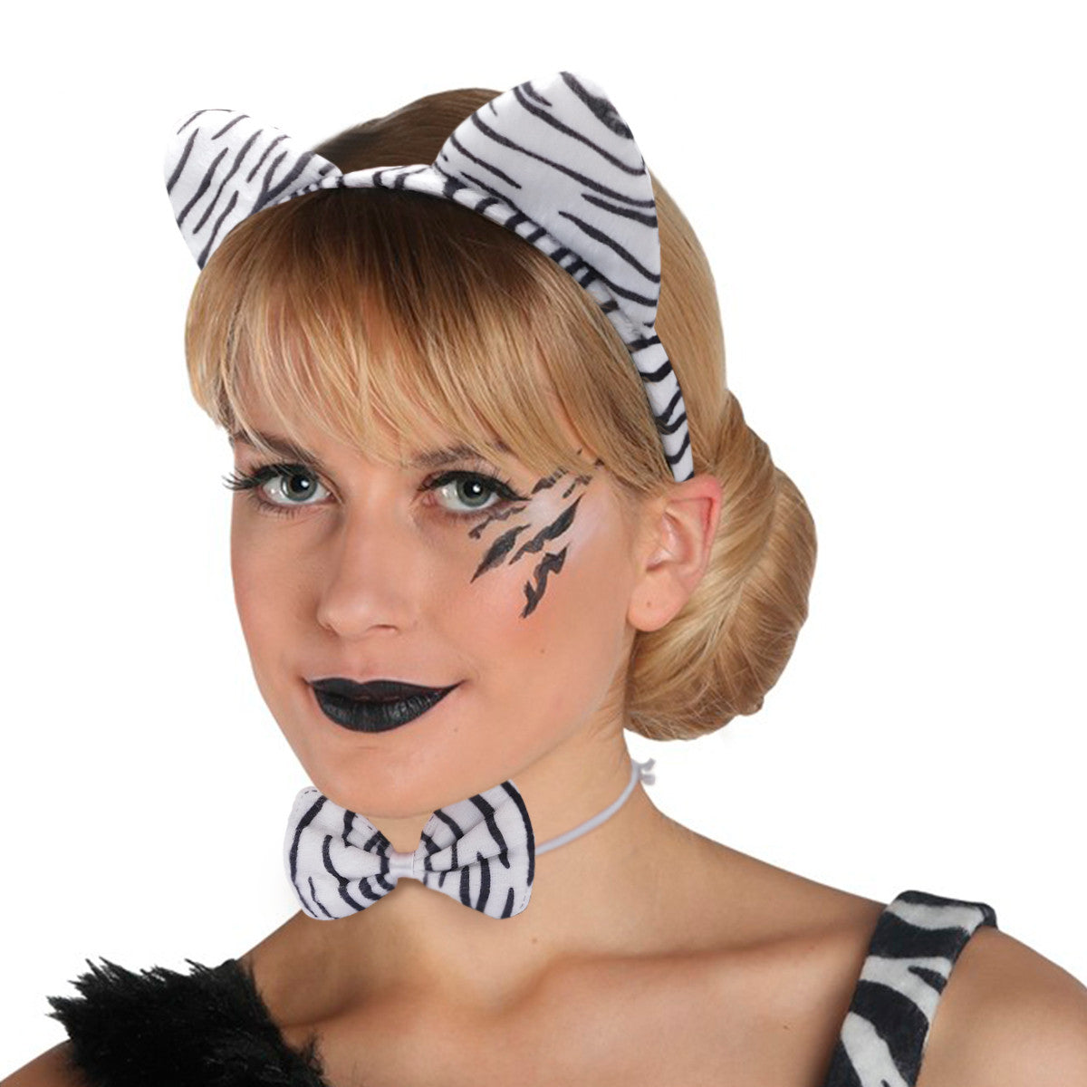 KIT ACCESORIOS DISFRAZ CEBRA