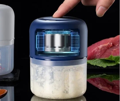 MINI PICADOR DE AJOS RECARGABLE