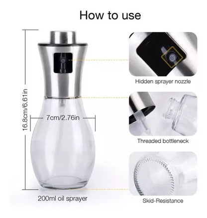 BOTELLA SPRAY DE ACEITE 200ML