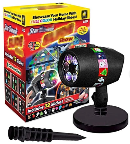PROYECTOR DE LUCES HALLOWEEN Y NAVIDAD