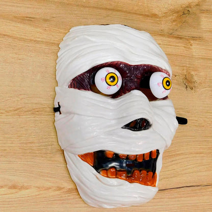 MASCARA DE MOMIA OJOS SALTONES DISFRAZ