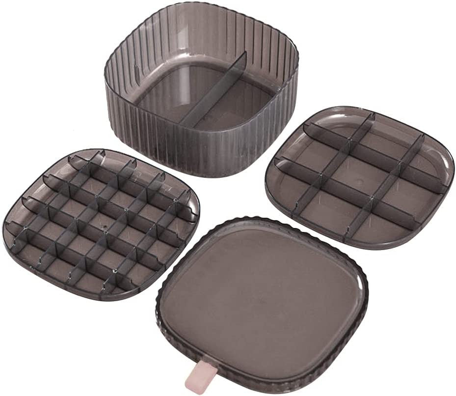 JOYERO DE VIAJE 3 CAPAS CON FUNDA
