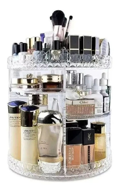 ORGANIZADOR DE MAQUILLAJE GIRATORIO 360