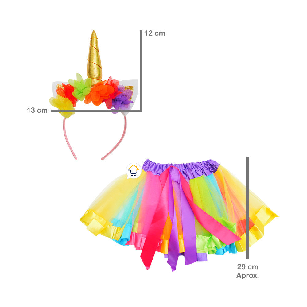 DISFRAZ UNICORNIO ACCESORIOS HALLOWEEN